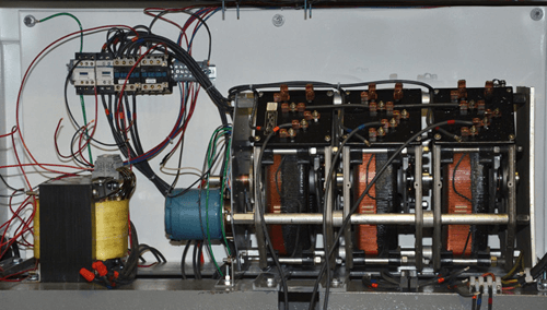 Industrial control transformer with wiring